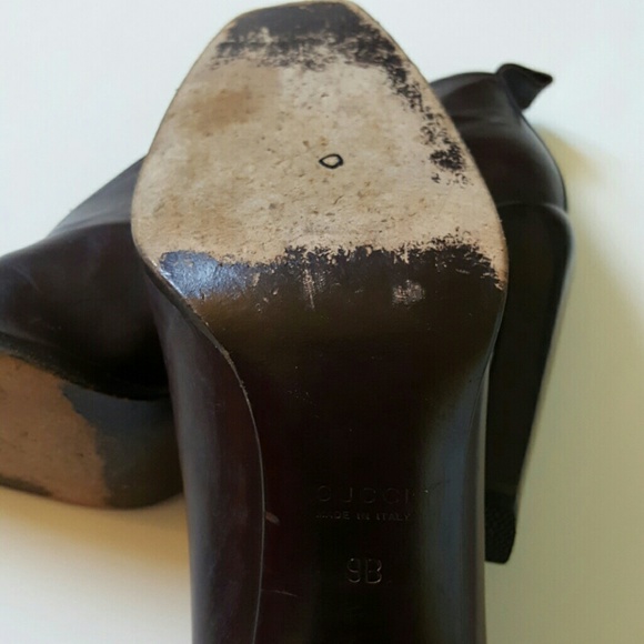 Gucci brown boots heels women size 9B - Picture 5 of 8